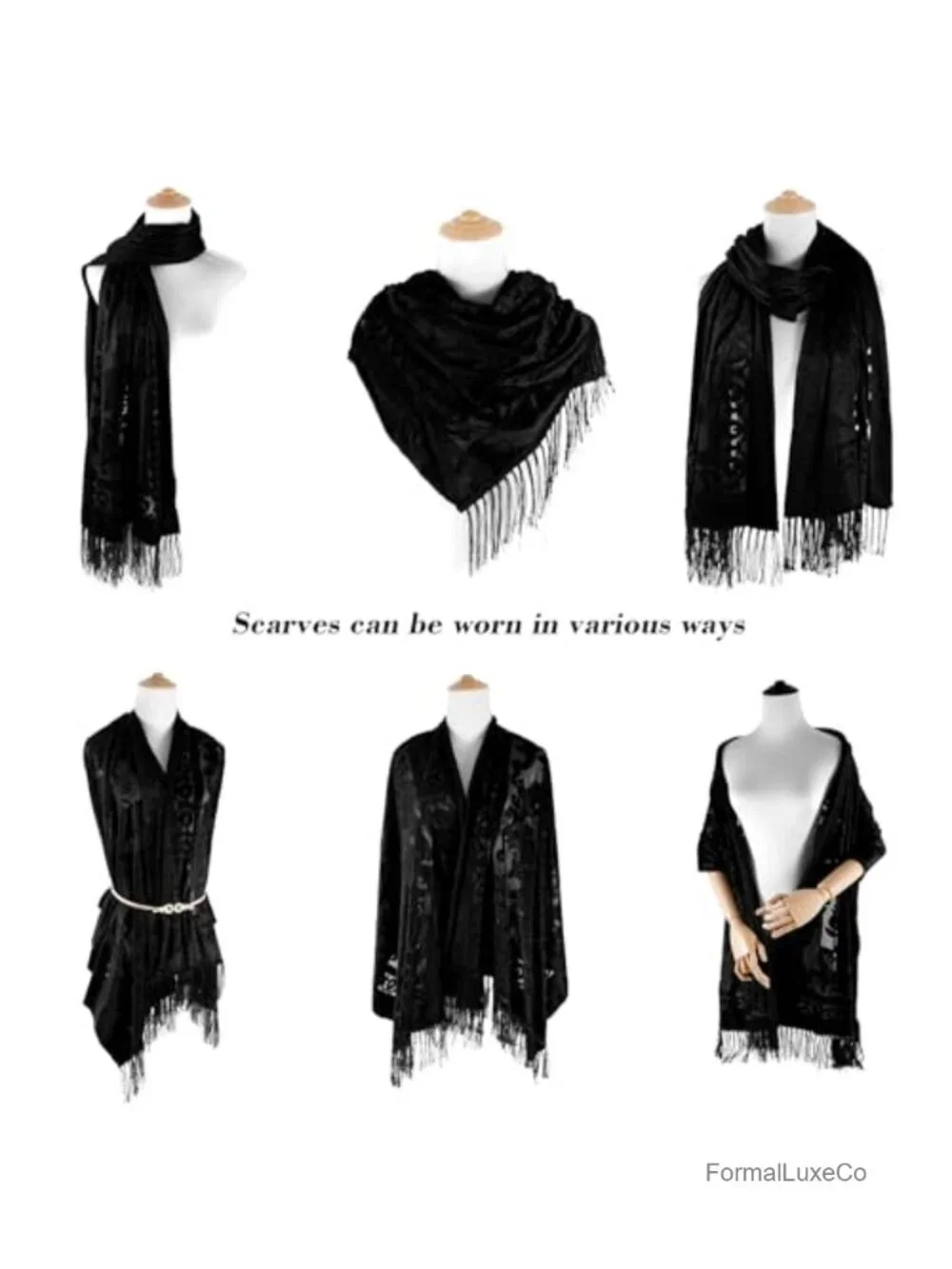Velvet Shawl Wrap for Evening Dress Wedding Accessories Winter Scarf